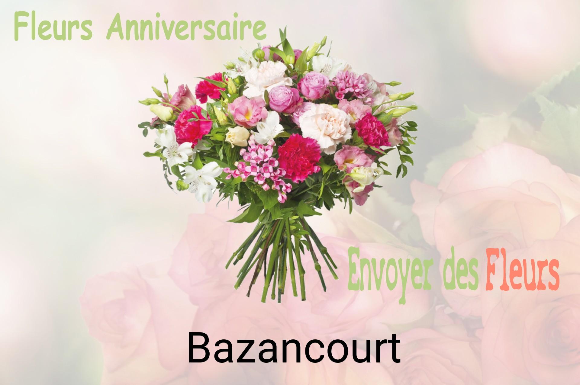 Bouquet de fleurs d’anniversaire livré à Bazancourt