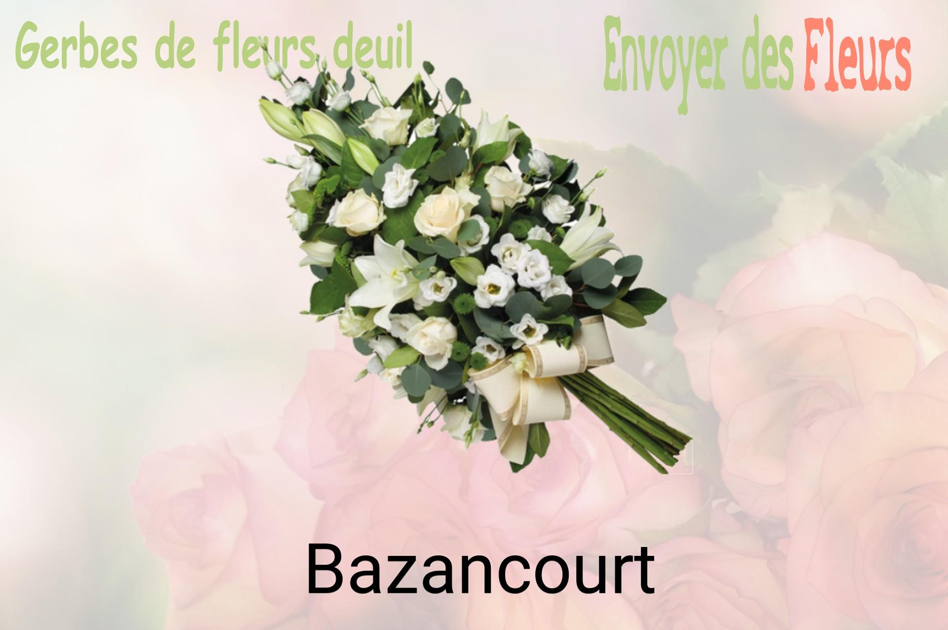 Gerbe de fleurs de deuil livrée à Bazancourt